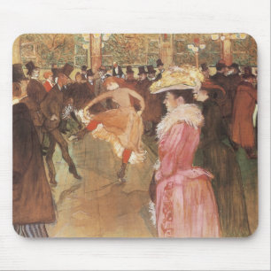 Ball in der Diskothek von Toulouse Lautrec Mousepad