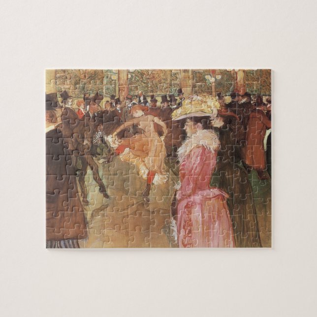 Ball in der Diskothek von Toulouse Lautrec Puzzle (Horizontal)