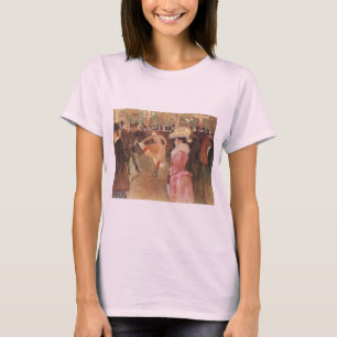 Ball in der Diskothek von Toulouse Lautrec T-Shirt