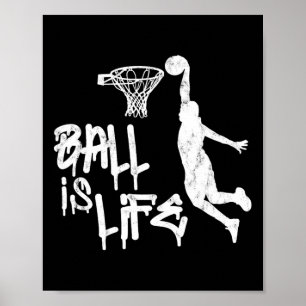Ball ist der Rettungsball-Point-Guard-Team spendet Poster