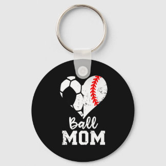 Ball Mama Herz Funny Baseball Soccer Mama Kostüm U Schlüsselanhänger