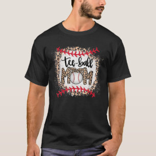 Ball Mama Muttertag T-Shirt Teeball Mama Leopard F