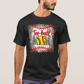 Ball Mama Muttertag Teeball Mama Leopard Sport T-Shirt