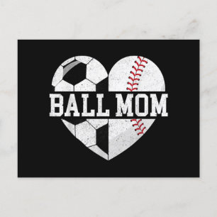 Ball Mama Shirt Herzlich Willkommen bei der Baseba Feiertagspostkarte