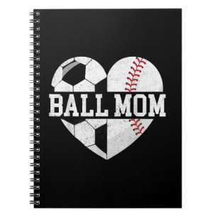 Ball Mama Shirt Herzlich Willkommen bei der Baseba Notizblock