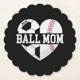 Ball Mama Shirt Herzlich Willkommen bei der Baseba Untersetzer
