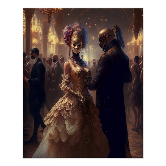 Ball Masquerade. Poster (Vorderseite)