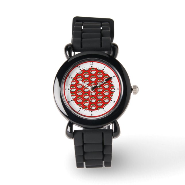 Ball-Muster Armbanduhr (Vorderseite)