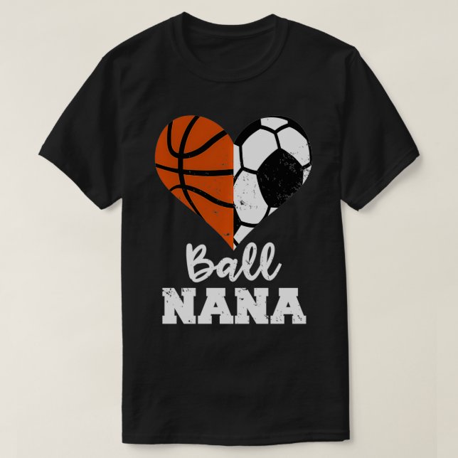 Ball Nana Funny Soccer Basketball Nana Pullover (Design vorne)
