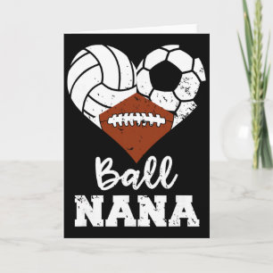 Ball Nana Lustiger Volleyball Fußball Fußball Karte