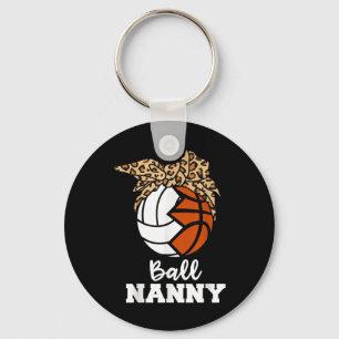Ball Nanny Funny Volleyball Basketball Kindermädch Schlüsselanhänger