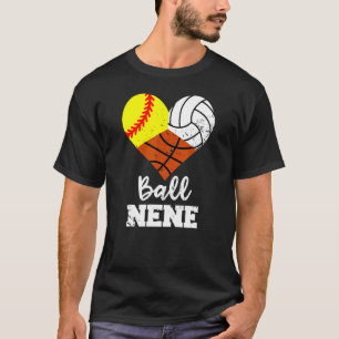 Ball Nene Herz Softball Volleyball Basketball Nen T-Shirt