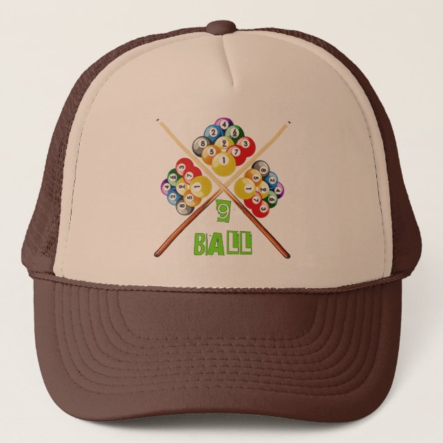 Ball neun truckerkappe (Vorderseite)