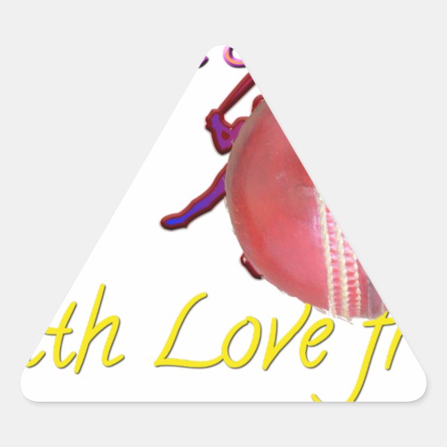 Ball NEWZEALAND Dreieckiger Aufkleber (Vorderseite)