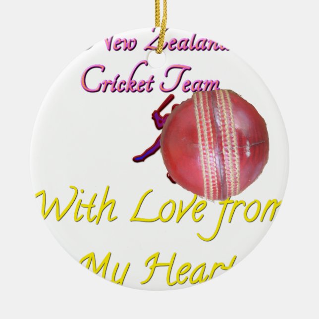 Ball NEWZEALAND Keramik Ornament (Vorne)