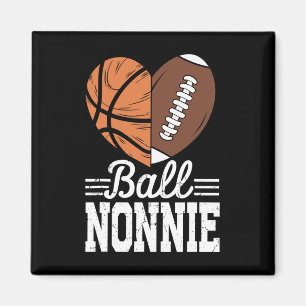 Ball Nonnie Basketball Fußball Spielball Sport Lov Magnet