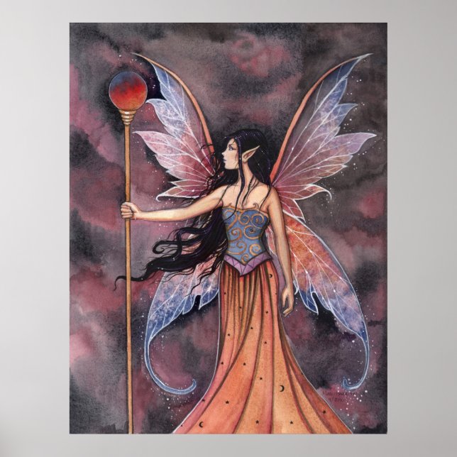 Ball of Fire Fairy Poster von Molly Harrison (Vorne)