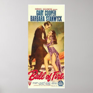 "Ball of Fire" Movie Poster
