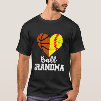Ball Oma Funny Softball Basketball Oma T-Shirt