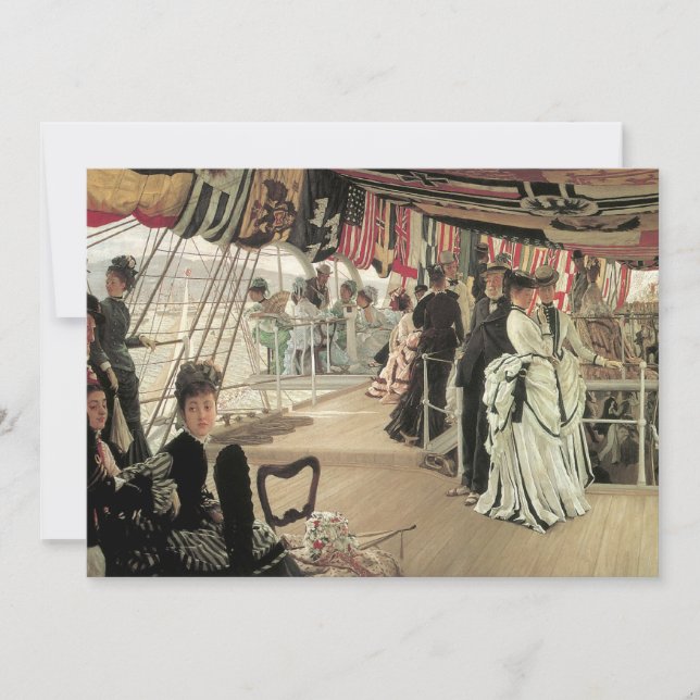Ball on Shipboard von James Tissot, Viktorianisch  (Vorderseite)