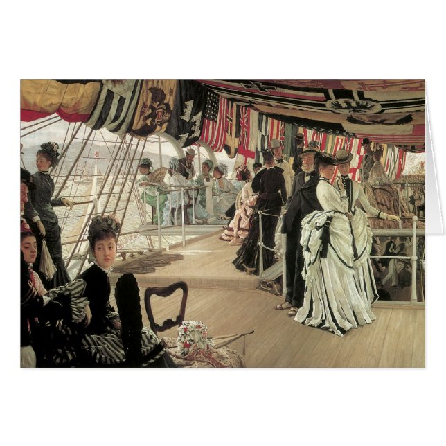 Ball on Shipboard von James Tissot, Viktorianisch  (Vorderseite (Horizontal))