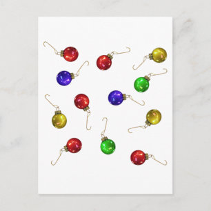 Ball-Ornamente Postkarte