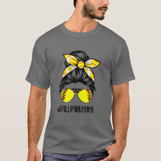 Ball Park Mama Baseball Softball Mother's Day T-Shirt