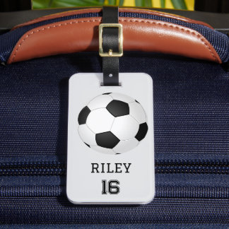 Ball Personalisiertes Team Bag-Geschenk für Fußbal Gepäckanhänger
