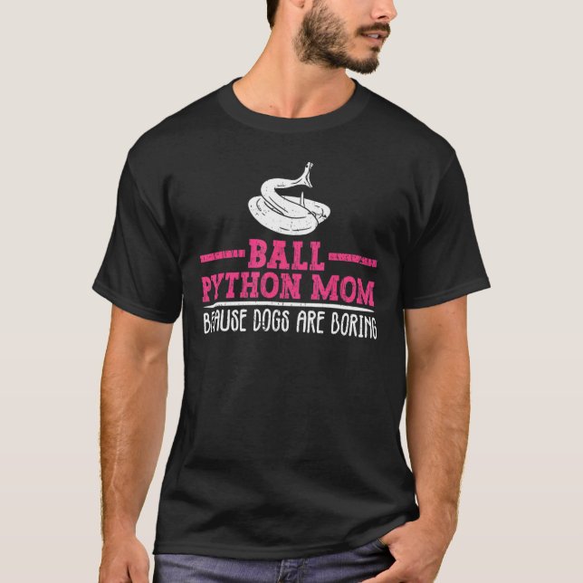 Ball Python Mama für Royal Python T-Shirt (Vorderseite)