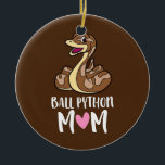 Ball Python Mama Snake Ball Python  Keramik Ornament<br><div class="desc">Ball Python Mama Schlange Ball Python Geschenk. Perfektes Geschenk für Ihren Vater,  Mama,  Papa,  Männer,  Frauen,  Freunde und Familienmitglieder am Erntedank Tag,  Weihnachten,  Muttertag,  Vatertag,  4. Juli,  1776 Unabhängiger Tag,  Veteranen Tag,  Halloween,  Patrick's Day</div>