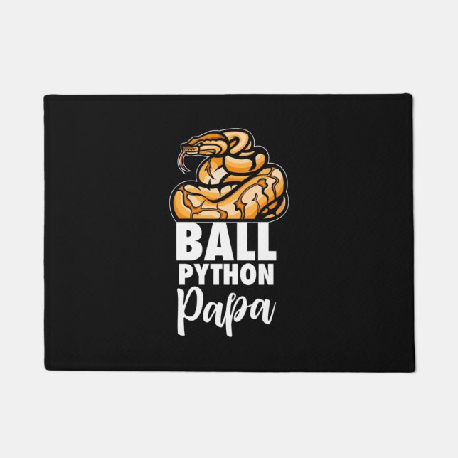 Ball Python Papa Fußmatte (Vorderseite)