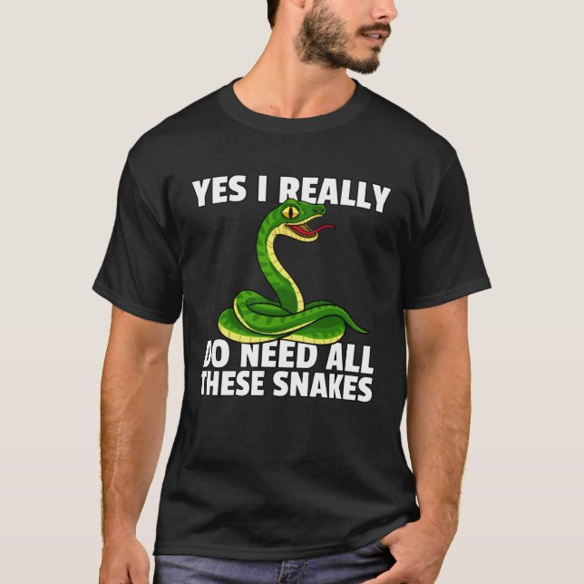 Ball Python Snake  For Boa  Owner  1 T-Shirt (Vorderseite)