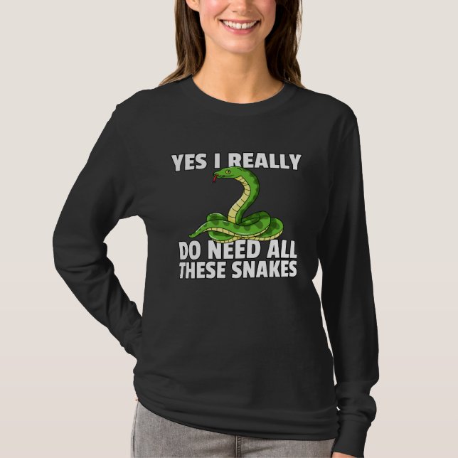 Ball Python Snake  For Boa  Owner T-Shirt (Vorderseite)