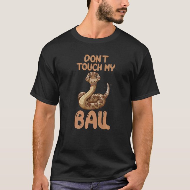 Ball Python Snake T-Shirt (Vorderseite)