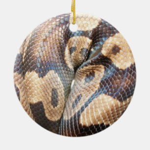 Ball-Pythonschlange Keramik Ornament