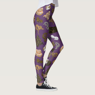 Ball-Pythonschlange-Schlange verwandeln Muster Leggings