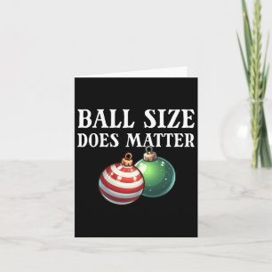 Ball Size ist das unerhörte Weihnachtsgebäck der F Karte