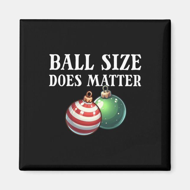 Ball Size ist das unerhörte Weihnachtsgebäck der F Magnet (Vorne)