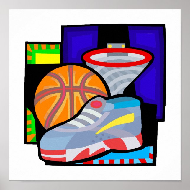 Ball-Sneakers Poster (Vorne)