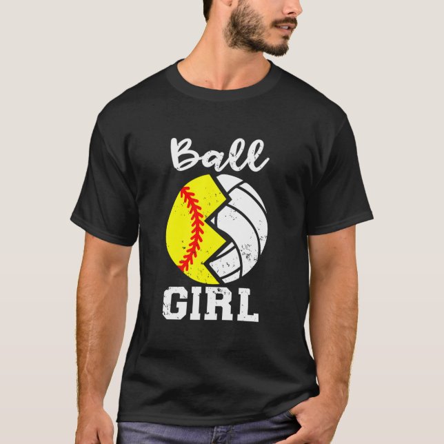 Ball Softball Volleyball T-Shirt (Vorderseite)