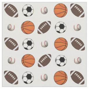 Ball Sports Football Baseball Basketball Fußball  Stoff