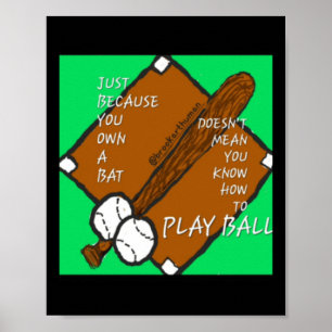 Ball Sticker abspielen Poster