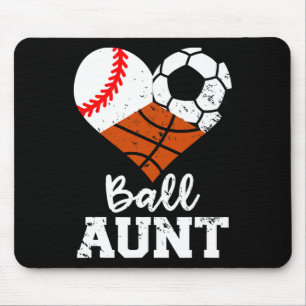 Ball Tante Baseball Fußball Basketball Lustiger Sp Mousepad