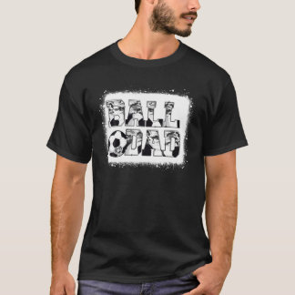 Ball Vater Soccer Vater Camouflage Game Day Funny T-Shirt