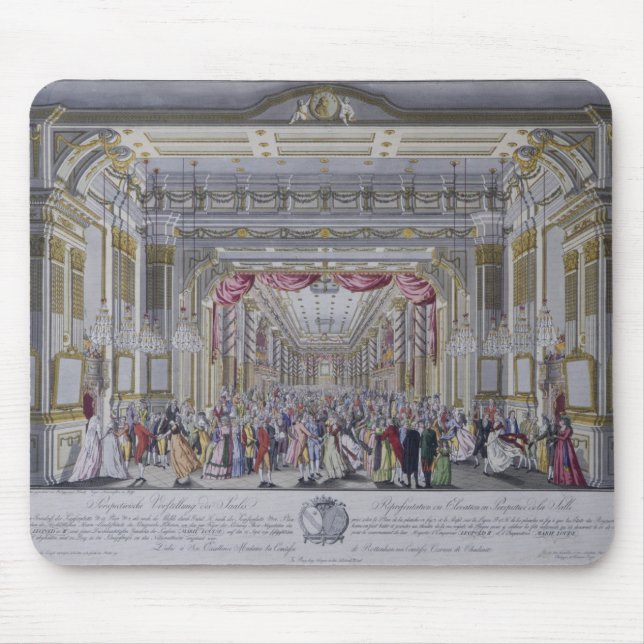 Ball, welche der Krönung von Leopold folgt Mousepad (Vorne)