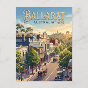 Ballarat, Australien Postkarte