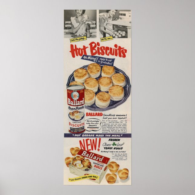 Ballard Biscuits Ad. Poster (Vorne)