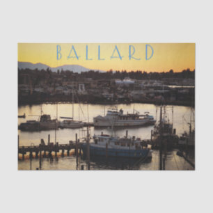 Ballard Boote Seidenpapier