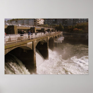 Ballard Locks - Seattle, WA Poster