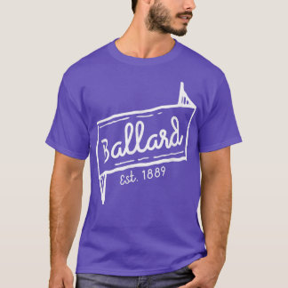 Ballard Seattle Washington Est T-Shirt